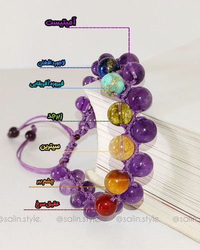 دستبند 7چاکرا اصل ثلین استایل
