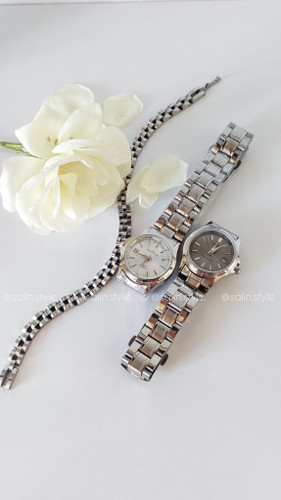 کاسیو زنانه صفحه طوسی و سفید