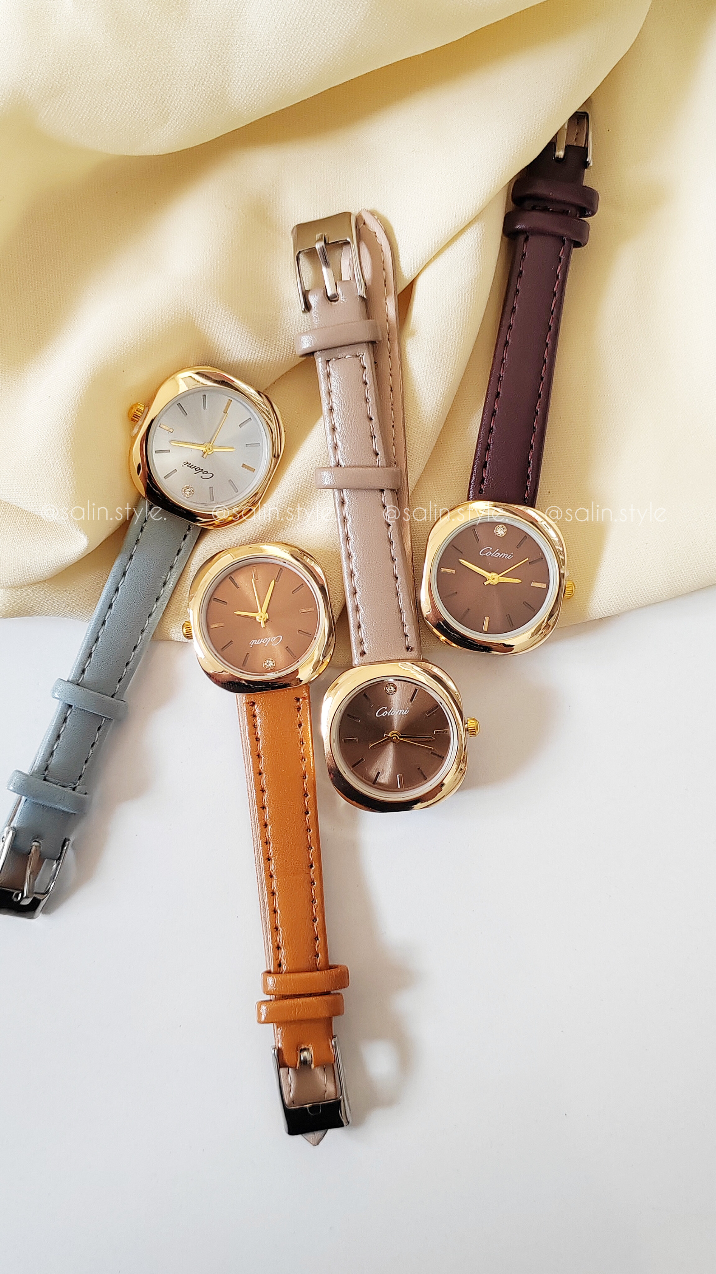 ساعت بند چرمی دخترانه