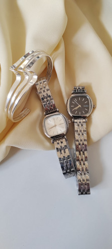 ساعت زنانه صفحه مربعی کوچک