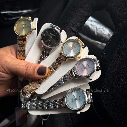 ساعت کووشی زنانه نقره ای