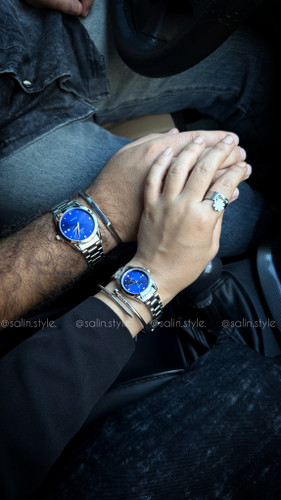 ساعت ست امگا صفحه کاربنی