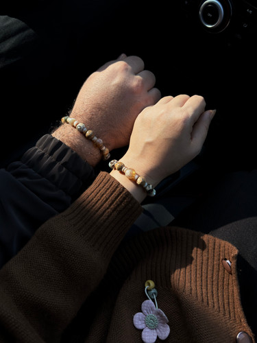 دستبند سنگی اصل بوهو استایل