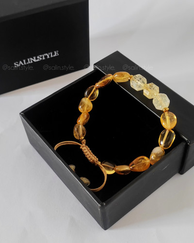 دستبند سیترین اصل