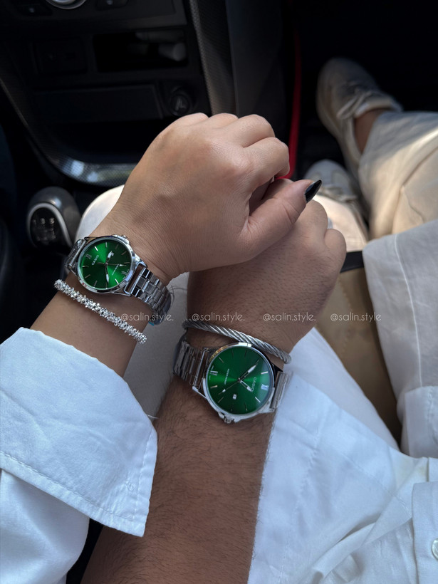 ست ساعت کاسیو یونانی سبز